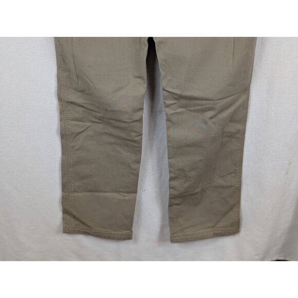 Duluth Trading Co Flex Fire Hose Relaxed Fit Pants Khaki Men's Size 36x34 - Picture 9 of 12